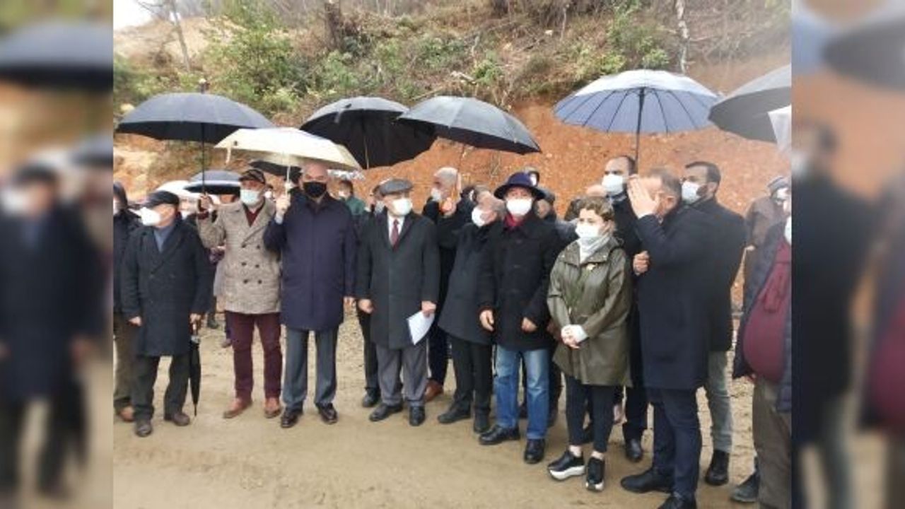 MADEN İÇİN AĞAÇ KESİMİNE BÜYÜK TEPKİ