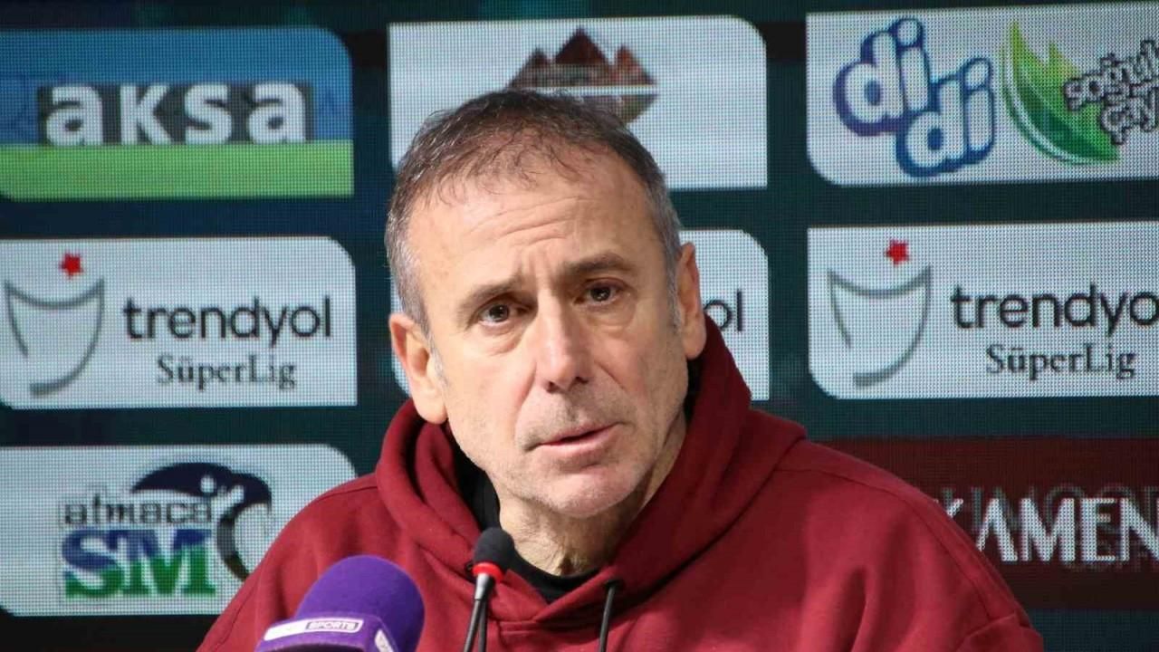 Abdullah Avcı: “Yine de ligin üçüncüsü bir Trabzonspor var”