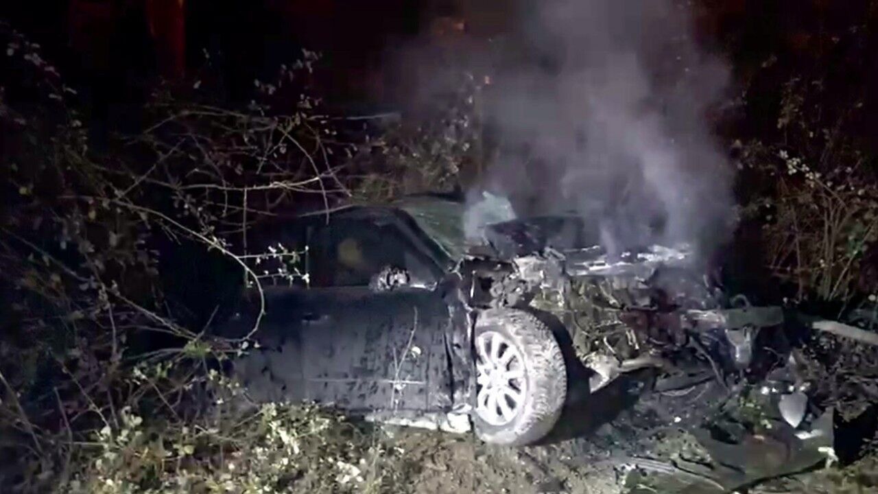 Polisten kaçan sürücü jandarmayı görünce kaza yaptı