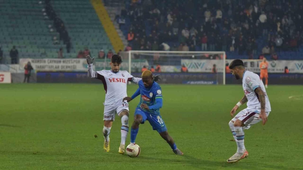 Trendyol Süper Lig: Çaykur Rizespor: 1 - Trabzonspor: 0 (Maç sonucu)