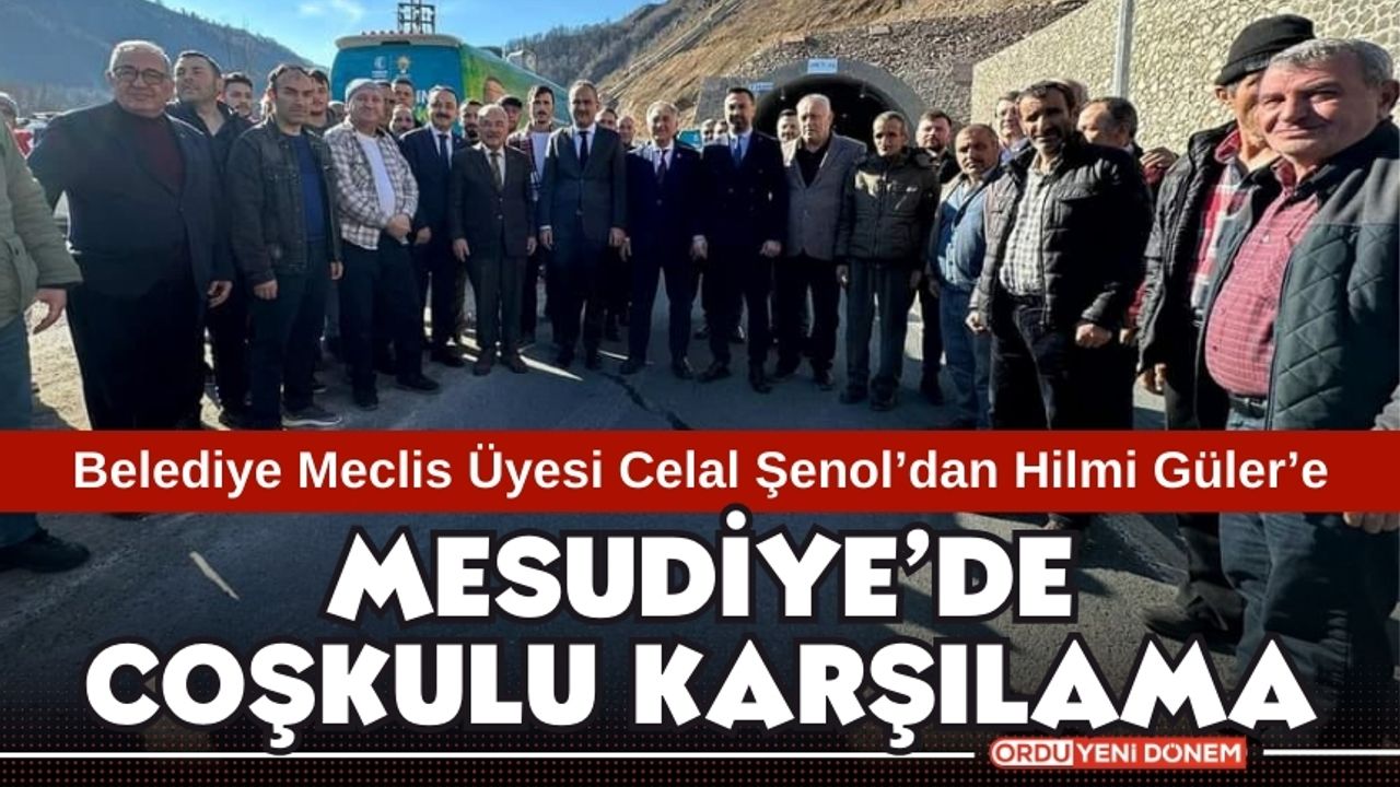 Ak Partili Meclis Üyesi Celal Şenol'dan Başkan Hilmi Güler'e Sürpriz Karşılama!