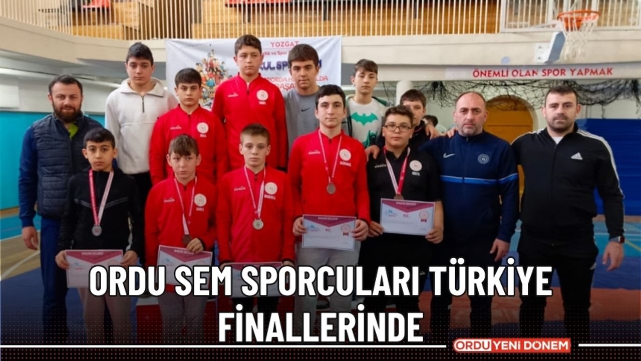 Ordu sem sporcuları Türkiye finallerinde