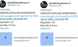 KARADENİZ'DE KORKUTAN İKİ DEPREM