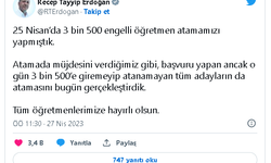 4 BİN 300 ENGELLİ ÖĞRETMENİN ATAMASI TAMAMLANDI