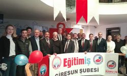 EĞİTİM İŞ'İN YENİ ŞUBESİ GİRESUN'DA AÇILDI