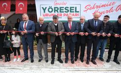 YÖRESEL ÜRÜNLER PAZARI AÇILDI