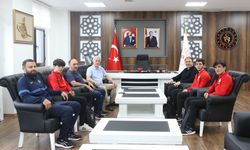 ORDU'NUN ŞAMPİYON SPORCULARINDAN MÜDÜR GENÇ'E ZİYARET!