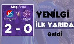 52 Orduspor Deplasmandan Mağlup Dönüyor! 2 - 0