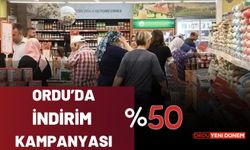 Ordu'da Ve Birçok İlde Yüzde 50 İndirim Kampanyası Başladı!