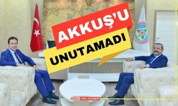 ESKİ KAYMAKAM TÜZEL’DEN AKKUŞ’A ZİYARET!