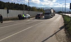 Amasya'da otomobil ile hafif ticari araç çarpıştı, 1 kişi yaralandı