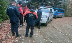 Bolu'da mantar ararken kaybolan kişiyi arama çalışması başladı