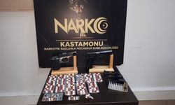 Kastamonu'da uyuşturucu haplarla yakalanan şüpheli gözaltına alındı