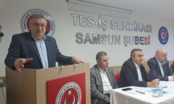 TES-İŞ Genel Başkanı Kabaloğlu, Samsun Şube İşyeri Temsilcileri Kurulu Toplantısı'na katıldı