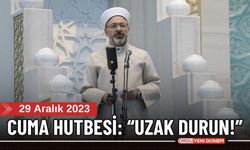 29 Aralık Cuma Hutbesi Yayımlandı! Yılbaşı ve Şans Oyunları...