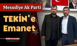 Mesudiye Ak Parti'de Mutlu Tekin Dönemi!