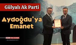 Latif Aydoğdu Mazbatasını Teslim Aldı!