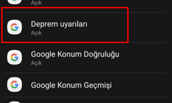 Android deprem uyarı sistemi nasıl yapılır, açılır? Google deprem uyarı sistemi nasıl aktif edilir?