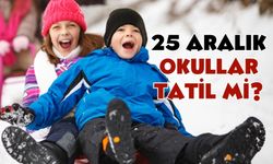 Okullar tatil mi edildi? 25 Aralık kar tatili olan okullar