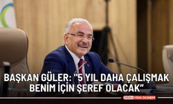 Başkan Güler: "5 yıl daha çalışmak benim için şeref olacak”