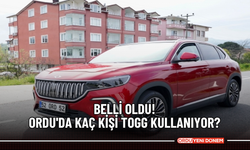 Belli oldu! Ordu'da kaç kişi TOGG kullanıyor?