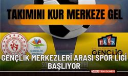 Gençlik merkezleri arası spor ligi başlıyor