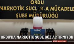 Narkotik şube göz açtırmıyor