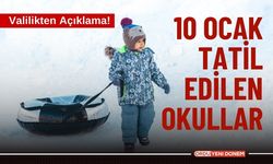 Okullar tatil mi edildi? 10 Ocak Çarşamba tatil edilen okullar!