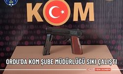 Ordu'da KOM şube müdürlüğü sıkı çalıştı