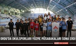 Ordu’da okulsporları yüzme müsabakaları sona erdi