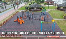 Ordu'ya 166 adet çocuk parkı kazandırıldı