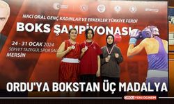 Ordu'ya bokstan üç madalya