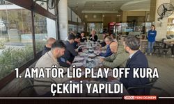 1. Amatör lig play off kura çekimi yapıldı