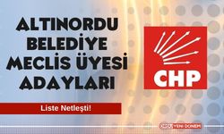 CHP Altınordu Belediye Meclis Üyesi Listesi Belli Oldu!
