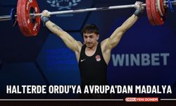 Halterde Ordu'ya Avrupa'dan madalya