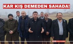 Başkan İsa Türkcan, Ulubey'de kar kış demeden 31 Mart'a gidiyor!