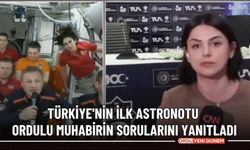 Türkiye'nin ilk astronotu Ordulu muhabirin sorularını yanıtladı