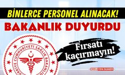 Ordu, Giresun, Trabzon 81 ilden 8 bin kişi işe alınacak! Bakanlık duyurdu!