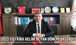 2023 yılı kira geliri beyan dönemi başladı!