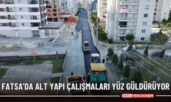 Fatsa'da alt yapı çalışmaları yüz güldürüyor