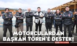 Motorculardan Başkan Tören'e Destek!