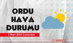 Ordu'da bugün hava nasıl olacak? (2 Mart 2024 Cumartesi)