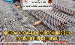 Çevreyolu inşaatından 10 ton demir çalan şüpheliler yakalandı