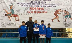 Amasyalı güreşçi Kaan Berat Yüksel, Türkiye şampiyonu oldu