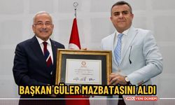 Başkan Güler, mazbatasını aldı