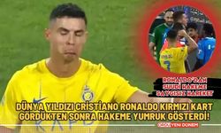 Dünya Yıldızı Cristiano Ronaldo Kırmızı Kart Gördükten Sonra Hakeme Yumruk Gösterdi!