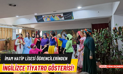 İmam Hatip Lisesi Öğrencilerinden İngilizce Tiyatro Gösterisi!