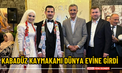 Kabadüz Kaymakamı Dünya Evine Girdi