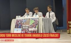 Ordu TOBB Mesleki Ve Teknik Anadolu Lisesi finalde