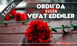 Ordu'da bugün vefat edenler ve cenaze tarihleri 23 Mayıs 2024